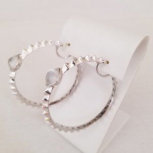 Stephen Webster Sterling Silver Hoop Earrings